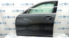 Front left door assembly BMW 3 G20 19-24 keyless, graphite B39, dent, bump, scratches on the trim
