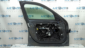 Front left door assembly BMW 3 G20 19-24 keyless, graphite B39, dent, bump, scratches on the trim