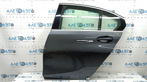 Rear left door assembly BMW 3 G20 19-24 graphite B39, scratches on the trim