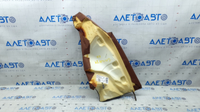 Right rear seat side bolster for Alfa Romeo Giulia 17-20, brown leather