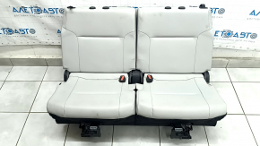 Mitsubishi Outlander 22-25 rear seats, 3rd row, grey leather, needs cleaning, wrinkled