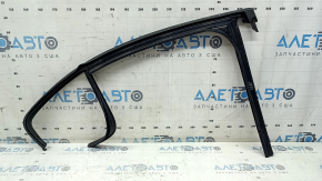 Alfa Romeo Giulia 20-25 black upper rear left door molding with glass seal