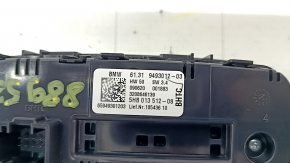 BMW 3 G20 19-24 rear seat climate control without heating, air under the glass