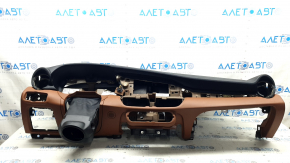Alfa Romeo Giulia 21 front dashboard with AIRBAG - black and brown, ready for cleaning