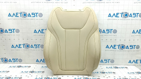 BMW 3 G20 21 driver's seat back upholstery - Canberra Beige leather