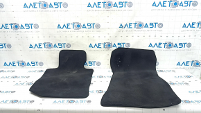 Set of floor mats for BMW 3 G20 19-25, black cloth, for cleaning