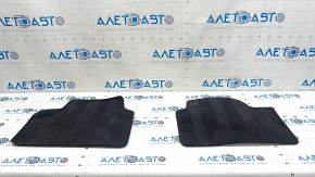 Set of floor mats for BMW 3 G20 19-25, black cloth, for cleaning