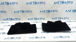 Set of floor mats for BMW 3 G20 19-25, black cloth, for cleaning