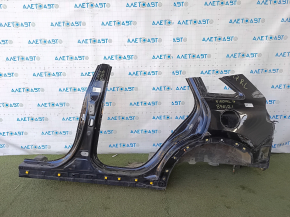 Quarter wing rear left Kia Niro 17-22 HEV on the body, black ABP, bumpers