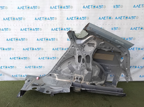 Quarter wing rear right Toyota Prius 30 10-12 on the body, green, dents, bumps