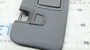 Right sun visor for Alfa Romeo Giulia 21-23, without hook, gray with backlight, for cleaning