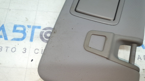 Left sun visor for Alfa Romeo Giulia 21-23, without hook, gray with backlight, Home link, for cleaning