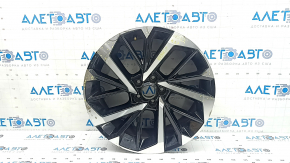 Mitsubishi Outlander 22-25 R20x8J ET35 black and chrome wheel rim, light curb