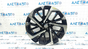 Mitsubishi Outlander 22-25 R20x8J ET35 black and chrome wheel rim, curb