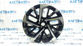 Mitsubishi Outlander 22-25 R20x8J ET35 black and chrome wheel rim, curb