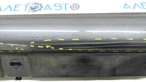 Left side sill for BMW 3 G20 19-24, graphite, backlit, scratches