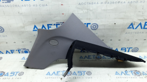 Upper right rear pillar trim for Alfa Romeo Giulia 17-23, gray, needs cleaning, scratches