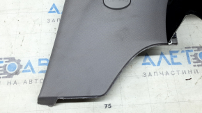 Upper right rear pillar trim for Alfa Romeo Giulia 17-23, gray, needs cleaning, scratches