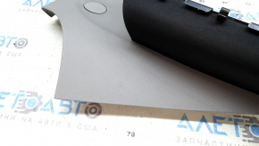 Upper left rear pillar trim for Alfa Romeo Giulia 17-23, gray, needs cleaning, scratches