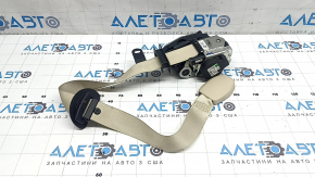 Passenger seat belt with tensioner and squib for BMW 3 G20 19-24 beige, dry-cleanable