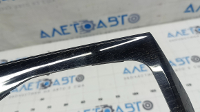 BMW 3 G20 19-24 center console trim in gray wood, scratches, cracks