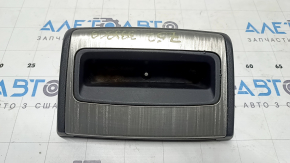 Nissan Murano z52 15-18 rear center console trim, upper, black, scratches