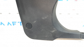 Alfa Romeo Giulia 17-25 black lower right front pillar trim, needs cleaning, broken mount
