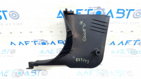 Alfa Romeo Giulia 17-25 black lower right front pillar trim, needs cleaning, broken mount