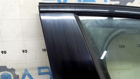 Front right door assembly for Alfa Romeo Giulia 17-25, aluminum, white 217, scratches on the trim, torn seal