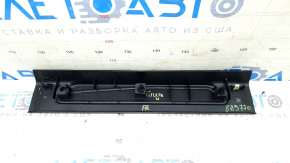 Front inner right door sill trim for Alfa Romeo Giulia 17-25, black structure, scratches, broken fasteners