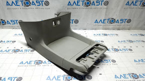 Central console under the dashboard, lower part, Toyota Sienna 11-14, beige, scratches, broken fastener