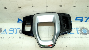 Alfa Romeo Giulia 21-25 chrome gearshift pad, needs cleaning, scratches