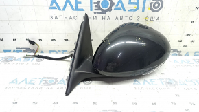 Left side mirror assembly for Alfa Romeo Giulia 17-25 10+6, turn signal, heated, auto-dimming, BSM, white 217