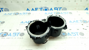 Box pocket central console with cup holders Alfa Romeo Giulia 17-18 in ebony