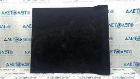 The trunk floor of a BMW 3 G20 19-25 is black and has tears, without a spare tire.