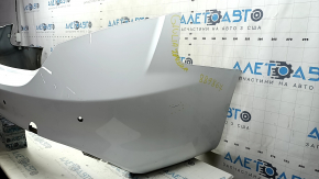 Alfa Romeo Giulia 21-23 rear bumper, bare, white, with scratches, for parking sensors and BSM.