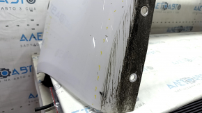Alfa Romeo Giulia 21-23 rear bumper, bare, white, with scratches, for parking sensors and BSM.