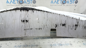 Alfa Romeo Giulia 21-23 front bumper without headlight washers for parking sensors, white, dented, chips, scratches