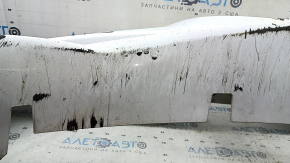 Alfa Romeo Giulia 21-23 front bumper without headlight washers for parking sensors, white, dented, chips, scratches