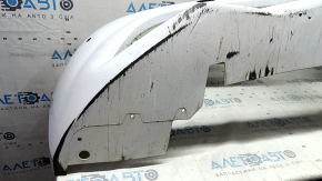 Alfa Romeo Giulia 21-23 front bumper without headlight washers for parking sensors, white, dented, chips, scratches