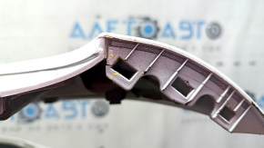 Alfa Romeo Giulia 21-23 front bumper without headlight washers for parking sensors, white, dented, chips, scratches