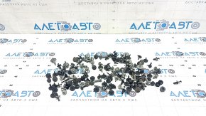 Incomplete set of hardware for the bumper, hood, and fenders of a BMW 3 G20 19-25