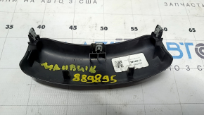 Chevrolet Malibu 16-25 black rear upper center console trim, texture, scratches