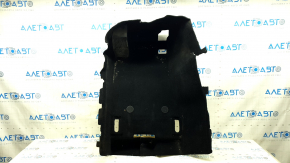 Alfa Romeo Giulia 17-23 black front left floor covering with black footrest, dry clean, tear
