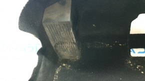 Alfa Romeo Giulia 17-23 black front left floor covering with black footrest, dry clean, tear