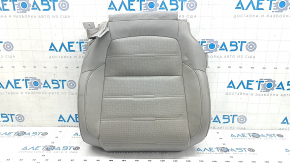 Driver's seat cushion cover for Honda CRV 17-22, gray leather, perforated, heated, needs cleaning, wrinkled