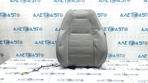 Driver's seat back cover for Honda CRV 17-22, beige leather, perforated, heated, dry-cleanable, worn