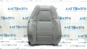 Honda CRV 17-22 passenger seat back upholstery, beige leather, perforated, heated, dry-cleanable