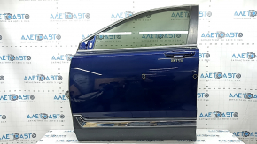 Honda CRV 17-22 blue B-588P front left door assembly, keyless, bumpers