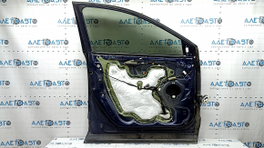 Honda CRV 17-22 blue B-588P front left door assembly, keyless, bumpers